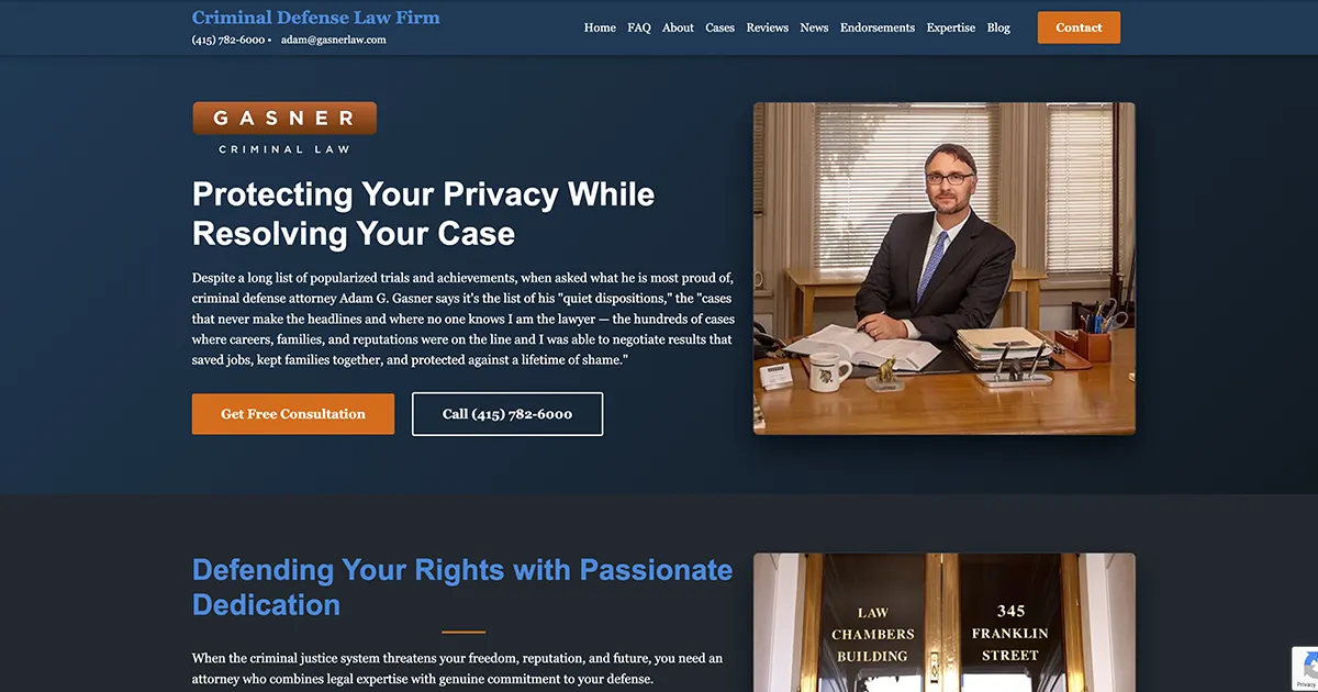 Gasner Law - POPCMS Website