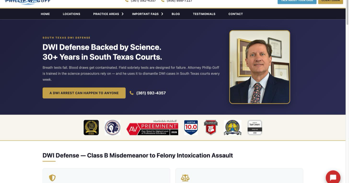 South Texas Lawyer - POPCMS website